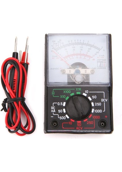 Dc/ac 1000V Voltmetre 250MA Ampermetre 1k Direnç Ölçer Analog Multimetre Aracı K9FA (Yurt Dışından)