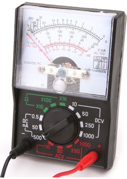 Dc/ac 1000V Voltmetre 250MA Ampermetre 1k Direnç Ölçer Analog Multimetre Aracı K9FA (Yurt Dışından)