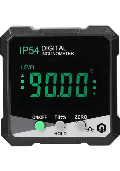 Dijital Inklinometre LCD Arka Işık Iletki Eğim Ölçer Açı Cetveli Manyetik Elektronik Açı Ölçer Seviye Ölçer Açı Bulucu (Yurt Dışından)