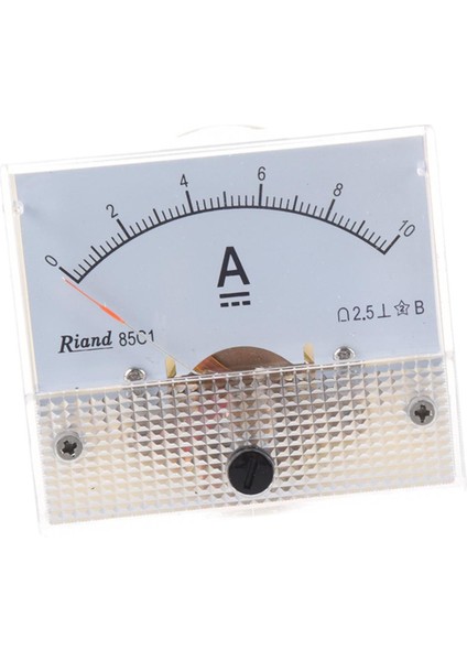 Nanlıy- 85C1 Dc 0-10A Dikdörtgen Analog Panel Ampermetre Ölçer (Yurt Dışından)