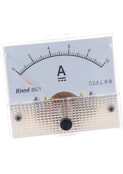 Nanlıy- 85C1 Dc 0-10A Dikdörtgen Analog Panel Ampermetre Ölçer (Yurt Dışından)