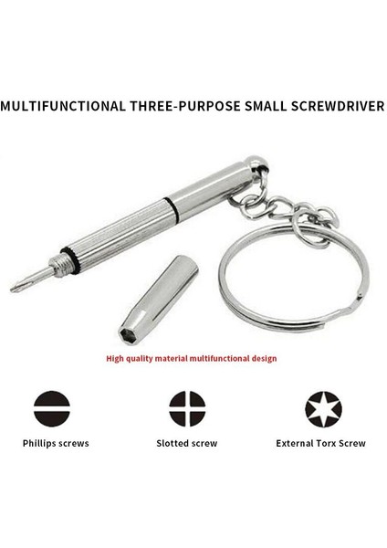 1/3 Adet Gözlük Tornavida Taşınabilir Çok Fonksiyonlu Üçü Bir Arada Küçük Tornavida Gözlük Izle Cep Telefonu Üç Amaçlı Onarım Aracı (Yurt Dışından) modelleri