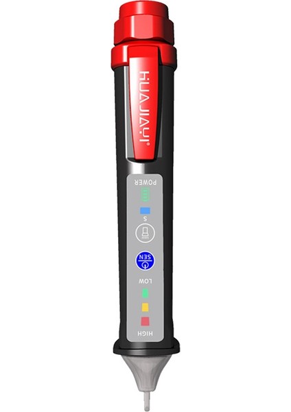 Huajıayı Gerilim Test Cihazı Pil Göstergesi Voltmetre Kalem Ac 12-1000 V LED Alarm Sensörü ile Taşınabilir Profesyonel Su Geçirmez Led'ler (Yurt Dışından)