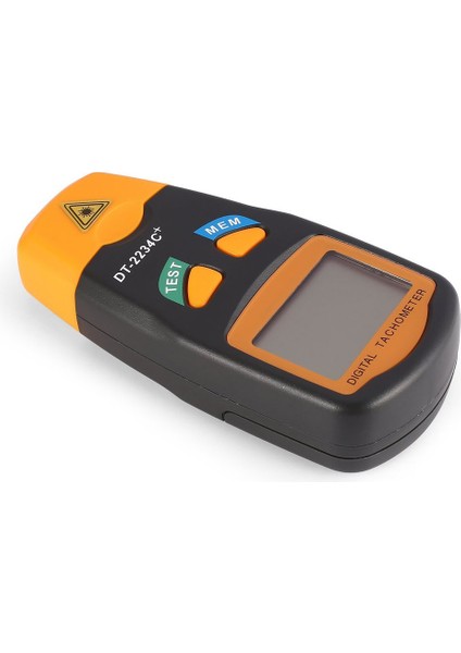 DT2234C+ LCD Dijital Mini Temassız Lazer Fotoğraf Takometre Rpm Hız Test Cihazı - Gri ve Turuncu (Yurt Dışından) modelleri