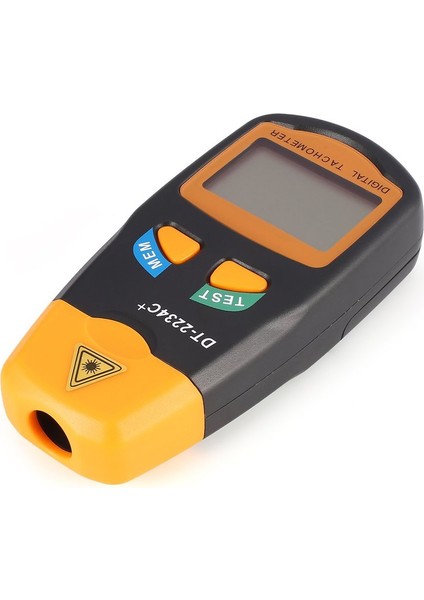 DT2234C+ LCD Dijital Mini Temassız Lazer Fotoğraf Takometre Rpm Hız Test Cihazı - Gri ve Turuncu (Yurt Dışından) fırsatları