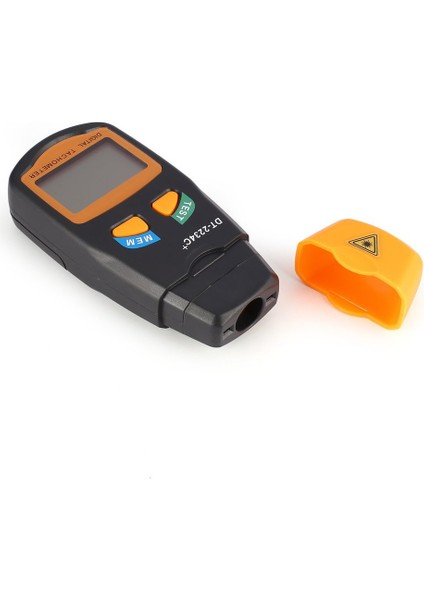DT2234C+ LCD Dijital Mini Temassız Lazer Fotoğraf Takometre Rpm Hız Test Cihazı - Gri ve Turuncu (Yurt Dışından) indirimleri
