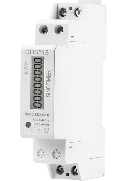 DDS518-1 x Enerji Ölçer DDS518 1 x Ingilizce Kullanım Kılavuzu-Beyaz (Yurt Dışından) indirimleri