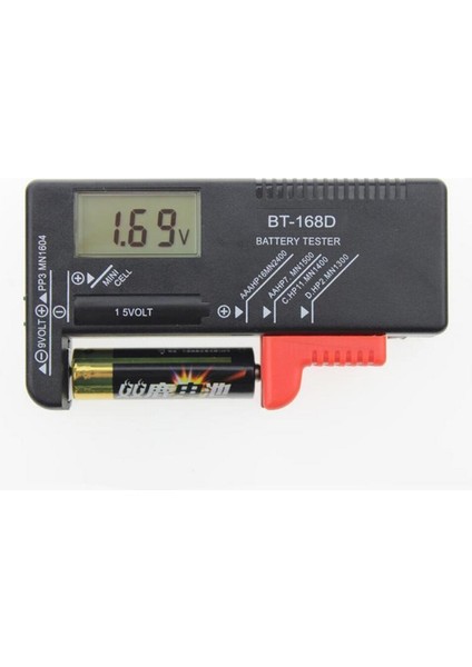 Kapasite Gerilim Direnç Akımı Için Mini Taşınabilir Dijital LCD Ekran Pil Test Cihazı (Yurt Dışından)