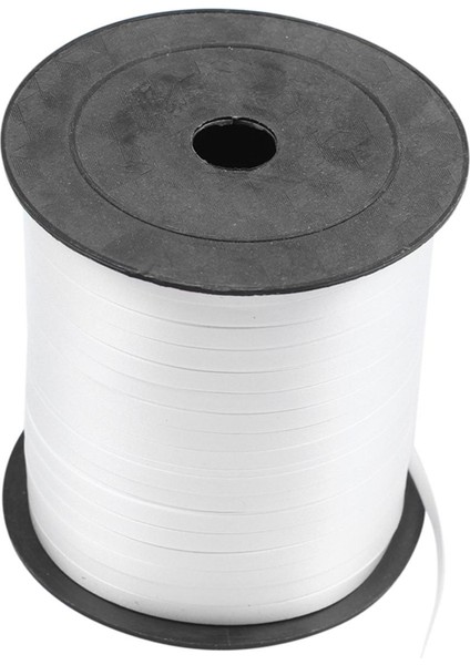 Düğün Partisi Için 1 Rulo Balon Şerit 225M 5mm (Beyaz) (Yurt Dışından)