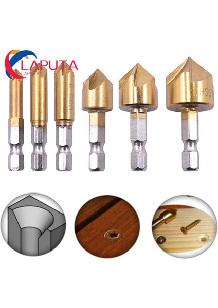 Ağaç Işleme Pah 5 Flüt Yüksek Mukavemetli Ağaç Işleme Havşa Pah (Yurt Dışından)