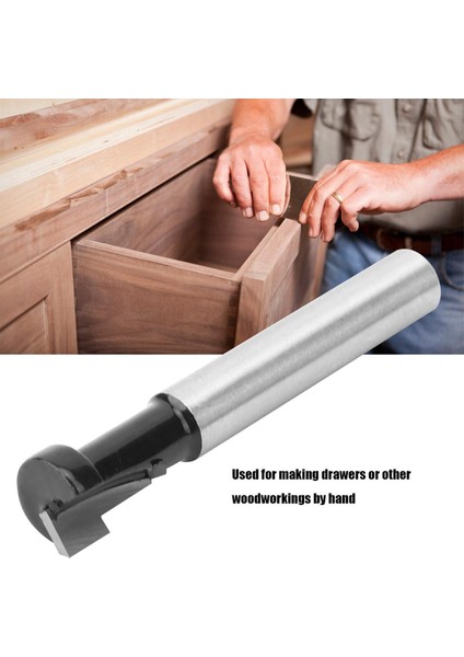 Ağaç Işleme Freze Kesici 1/4 Sap Sert Alaşım 6 x 5/6 Anahtar Deliği Bıçak Ucu (Yurt Dışından)