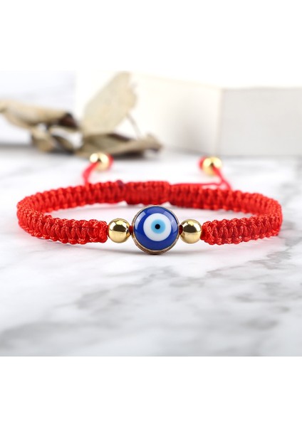 Yeni Nazar Örgülü Bilezik Şanslı Kırmızı Siyah Renk Iplik Çift Zincir El Yapımı Namaz Bilezik Pulsera Takı Arkadaş Için Hediye (Yurt Dışından) fiyatları