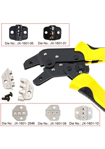 Ma JX-1601-2546 Pense Tel Kıvırıcılar Mühendislik Cırcırlı Terminal Sıkma Pensesi (Yurt Dışından)