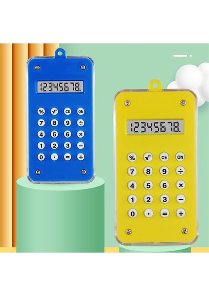 Öğrenci Elektronik Hesap Makinesi Kolye Anahtarlık Sert Plastik Muhafaza Rakamları Podazz (Yurt Dışından) fiyatları