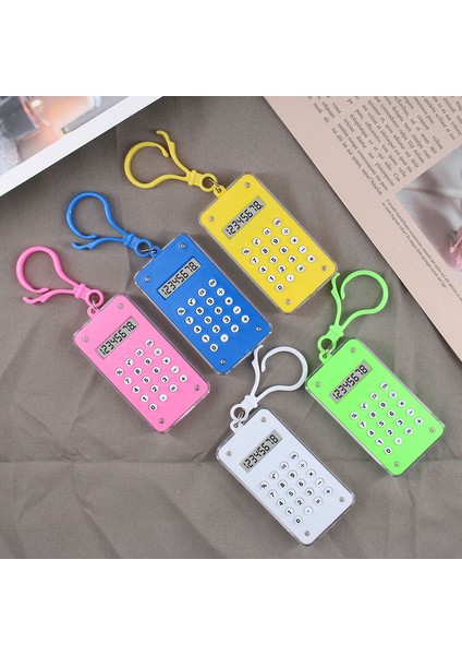 Öğrenci Elektronik Hesap Makinesi Kolye Anahtarlık Sert Plastik Muhafaza Rakamları Podazz (Yurt Dışından) modelleri
