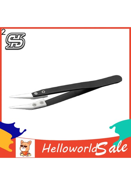 Helloworld Elektronik Cımbız Paslanma Önleyici Düz Kavisli Uç Anti-Statik Elektronik Cımbız (Yurt Dışından) fiyatları