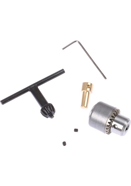 Takım Mini Matkap Chuck Mikro 0.3-4mm Konik Monteli Matkap Chuck ve Anahtar Podazz (Yurt Dışından)