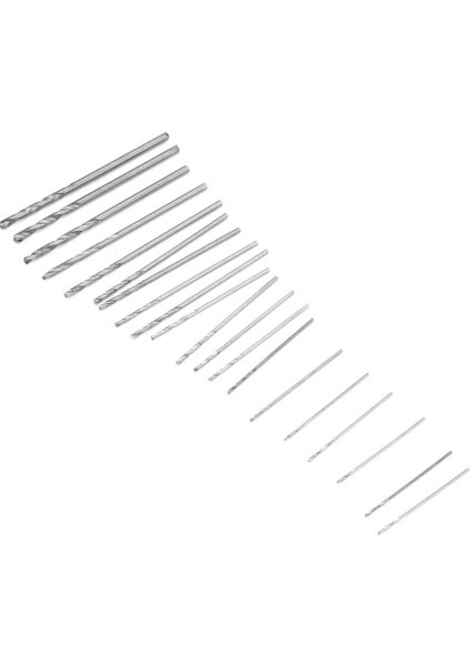 20 Adet Mini Mikro Hss Büküm Matkap Ucu Seti 0.3mm-1.6mm Ahşap Plastik Için Kılıf ile (Yurt Dışından)