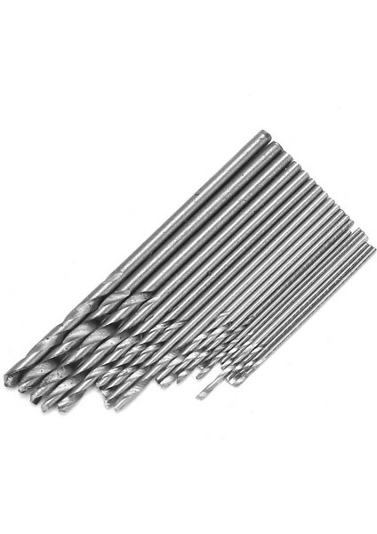 20 Adet Mini Mikro Hss Büküm Matkap Ucu Seti 0.3mm-1.6mm Ahşap Plastik Için Kılıf ile (Yurt Dışından)