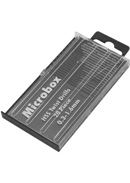 20 Adet Mini Mikro Hss Büküm Matkap Ucu Seti 0.3mm-1.6mm Ahşap Plastik Için Kılıf ile (Yurt Dışından)