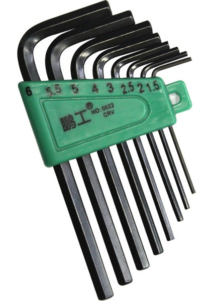 Penggong 8 Adet Evrensel Metrik 1.5-6mm Altıgen Anahtar Anahtarı Ingiliz Anahtarı Takımı El Aleti (Yurt Dışından) fırsatları