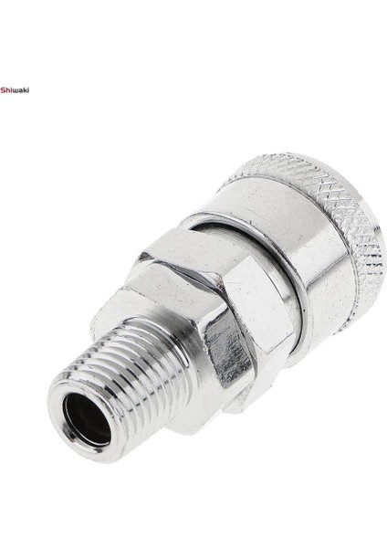 SM20 - 1/4'' Bsp Erkek Dişli Hızlı Bağlantı Elemanı Hava Hortumu Hattı Kompresör Konnektörü Bağlantı Parçası 2'li Paket (Yurt Dışından) modelleri