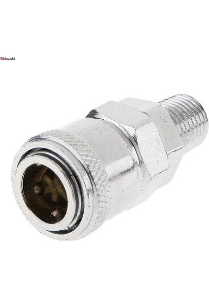 SM20 - 1/4'' Bsp Erkek Dişli Hızlı Bağlantı Elemanı Hava Hortumu Hattı Kompresör Konnektörü Bağlantı Parçası 2'li Paket (Yurt Dışından) fırsatları