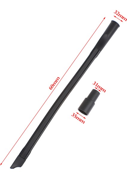 35MM Ila 32MM Esnek Aralık Alet Hortum Adaptörü Düz Ince Emme Nozulu Kafası Sevıch (Yurt Dışından) fırsatları