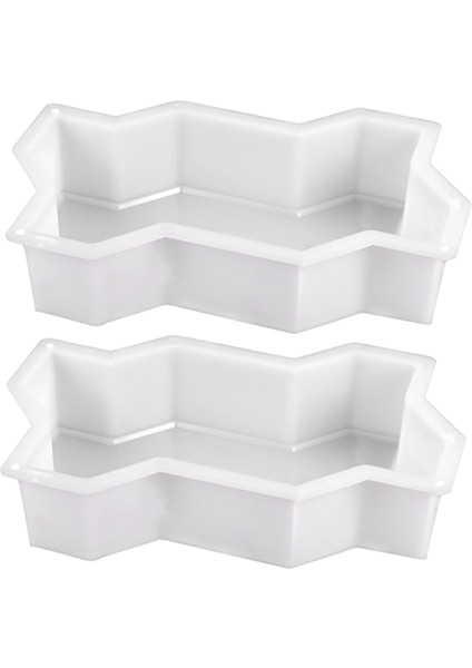 2x Üç Dalga Şekli Bahçe Yolu Plastik Beton Parke Tuğla Kalıp Diy Geçit Çimento Tuğla Kalıp (Yurt Dışından) fiyatları