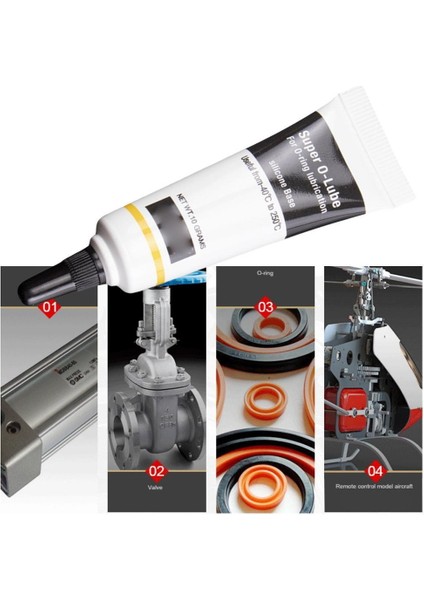 Yüksek Sınıf Silikon Gres Yağlayıcı Süper O-Lube O-Ring Yağlama (Yurt Dışından) modelleri