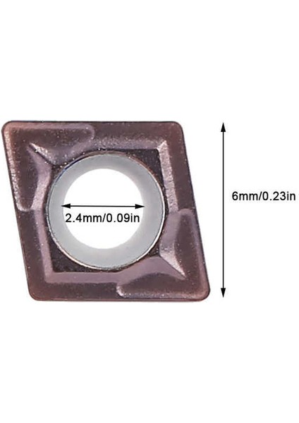 10X CCMT060204 VP15TF Karbür Uç Bıçağı Cnc Torna Freze Kesici Torna Aracı (Yurt Dışından)
