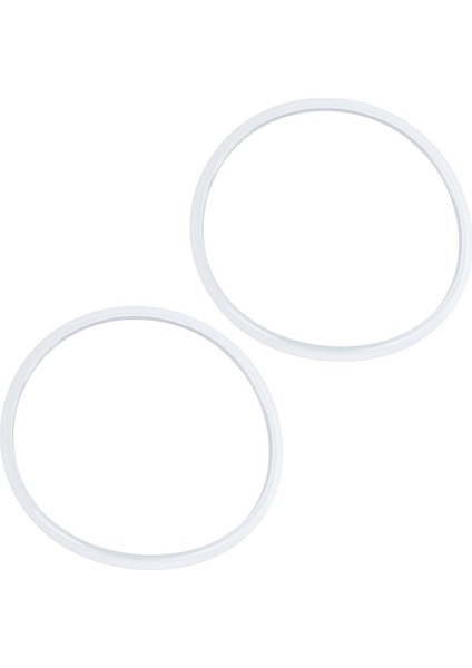 2x 24CM Iç Çaplı Kauçuk Düdüklü Tencere Contası Sızdırmazlık Halkası (Yurt Dışından)