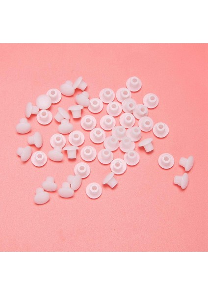 Plastik Yuvarlak Şekilli Kapak Vidalı Kapak Kapak Beyaz 5mm Dia Delik Için 100 Adet (Yurt Dışından)