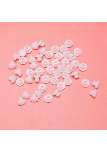 Plastik Yuvarlak Şekilli Kapak Vidalı Kapak Kapak Beyaz 5mm Dia Delik Için 100 Adet (Yurt Dışından) fiyatları
