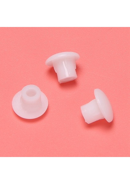 Plastik Yuvarlak Şekilli Kapak Vidalı Kapak Kapak Beyaz 5mm Dia Delik Için 100 Adet (Yurt Dışından) indirimleri