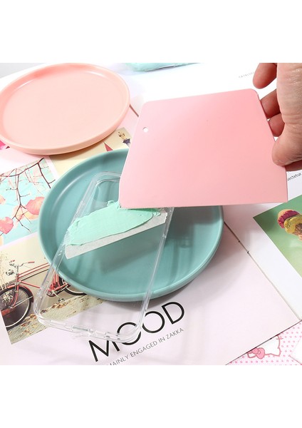 Saç Takı El Yapımı Krem Tutkal Diy Alet Kazıyıcı Kazıyıcı Cep Telefonu Kabuk Malzeme Paketi Dokulu Tutkal Çelik Monte Etmek Için (Yurt Dışından) modelleri