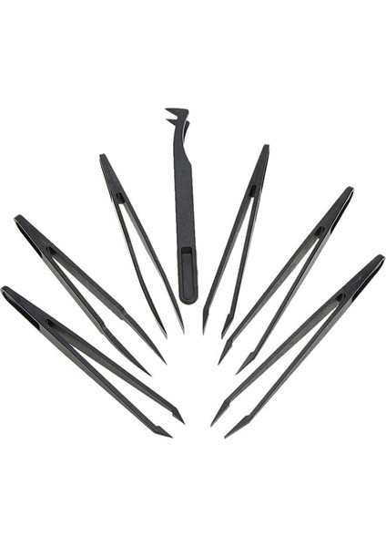 14 Adet Siyah Plastik Antistatik Düz Tabanlı Üst Uç Cımbız El Alet Seti (Yurt Dışından) fiyatları