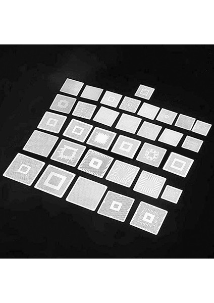 33 Parçalı Küçük Çelik Ağ Seti Yaygın Olarak Kullanılan Dizüstü Bilgisayar Teneke Ağları Bga Çelik Ağlar Top Kuzey-Güney Köprüsü Top Ağları (Yurt Dışından) modelleri