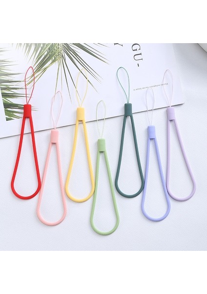 Bilek Sapanlar El Kordon Silikon Takılar Cep Telefonu Kamera Tuşları Kordon Zinciri Sevimli Kordon Anahtarlık Anahtar Kordon Asılı (Yurt Dışından) indirimleri