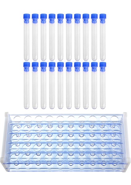 Raf-1 x Test Tüpü Rafı 20 x Plastik Test Tüpü-Gösterildiği Gibi (Yurt Dışından) fiyatları