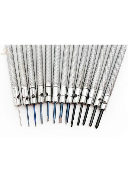 13 Adet Mikro Hassas Saat Elektronik Tamir Tornavida Seti 0.6-2.0mm (Yurt Dışından)