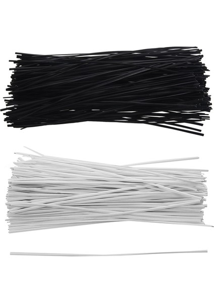 Srıwen 2020 330 Adet Kablo Düzenleyici Bağlama Ambalaj Teli Büküm Bağları - 130 Adet Beyaz 150X2.2MM ve 200 Adet Siyah 50 x 1.8mm (Yurt Dışından) indirimleri