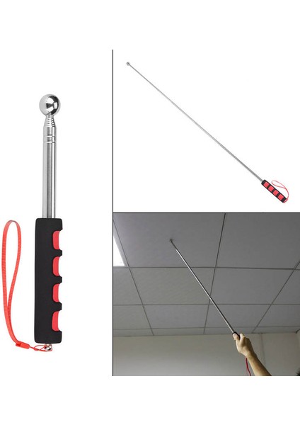 Ev Dekorasyonu Muayene Için Ses Algılama Çekiç 100CM Kalınlaşmış Teleskopik Çubuk Delikli Davul (Yurt Dışından) indirimleri