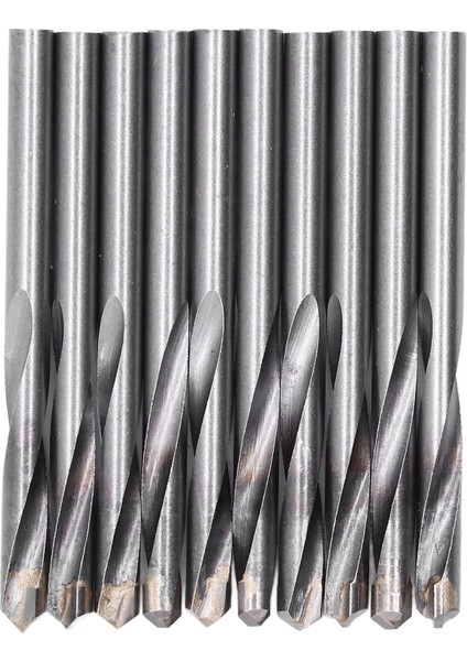 10 Adet Çelik Matkap Ucu 6 mm Düz Şaft Elektrikli Alet Büküm Delme (Yurt Dışından)
