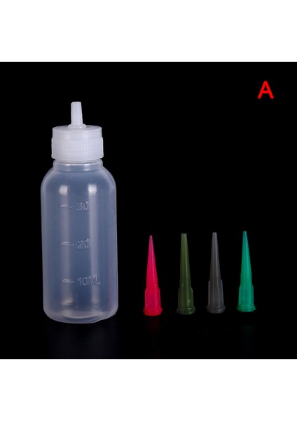 30ML Şeffaf Polietilen Dağıtıcı Lehim Dağıtım Şişesi, 4 Pinli Alet Sevıch (Yurt Dışından)