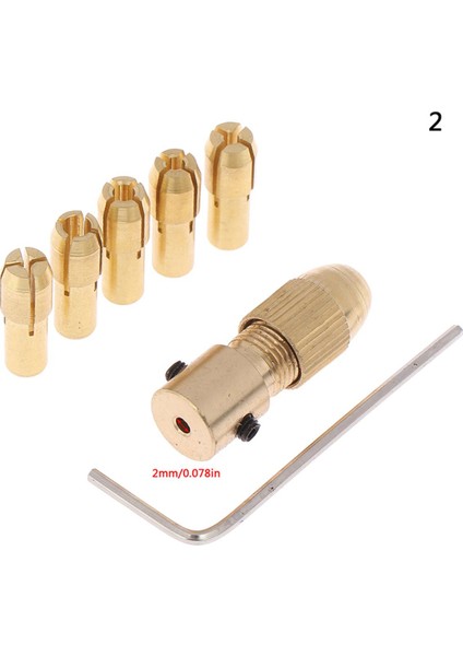Elektrikli Motor Mili Mini Matkap Chuck Fikstürü 0.3mm-3.0mm Küçük Matkap Ucu Podazz (Yurt Dışından)