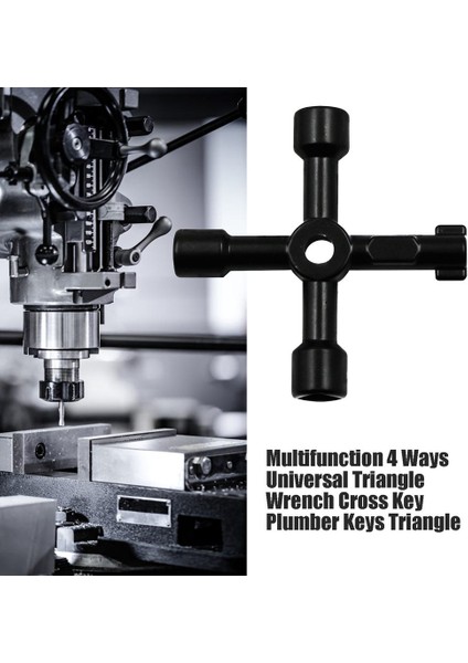 Çok Işlevli 4 Yollu Evrensel Üçgen Anahtar Çapraz Anahtar Tesisatçı Tuşları Üçgen (Yurt Dışından) fırsatları