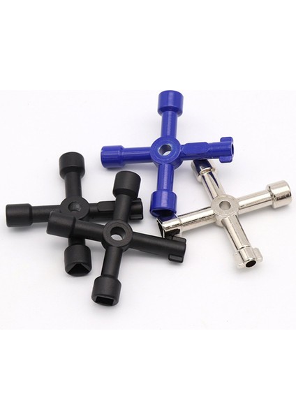 Çok Işlevli 4 Yollu Evrensel Üçgen Anahtar Çapraz Anahtar Tesisatçı Tuşları Üçgen (Yurt Dışından) indirimleri