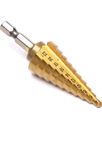 4-22 mm Hss Hex Titanyum Koni Matkap Ucu Delik Kesici Çelik Delme Güç Aracı Sevıch (Yurt Dışından)