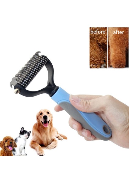 Pet Kedi Epilasyon Tarak Fırça Köpek Bakım Dökülme Araçları Köpek Saç Dökülme Düzeltici Pet Kürk Kırpma Dematting Deshedd Taraklar (Yurt Dışından)